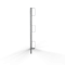 Guard-railing post | made of  48 mm tube | Railing post | galvanized